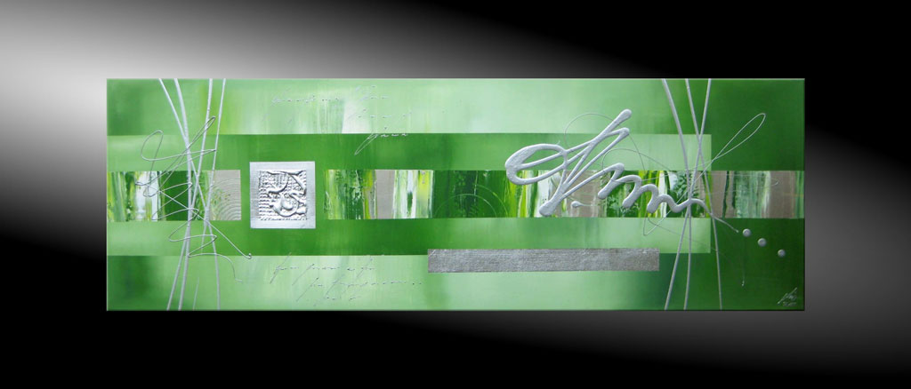  - Green Memeories Moderne Kunst in Acryl kaufen
