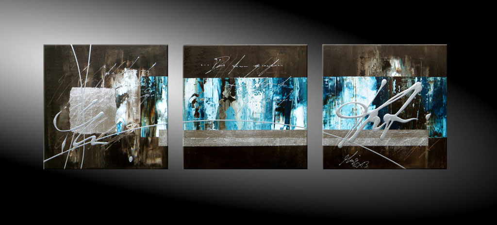  - SECRET LINE 90x30 cm Moderne Kunst in Acryl kaufen