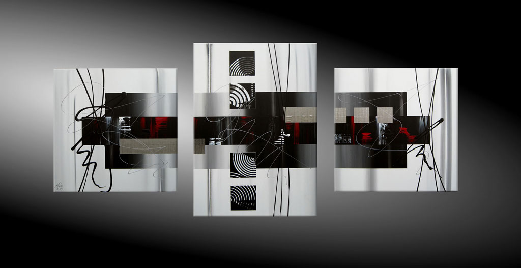  - TRANSMISSION XIX 150x70 cm Moderne Kunst in Acryl kaufen
